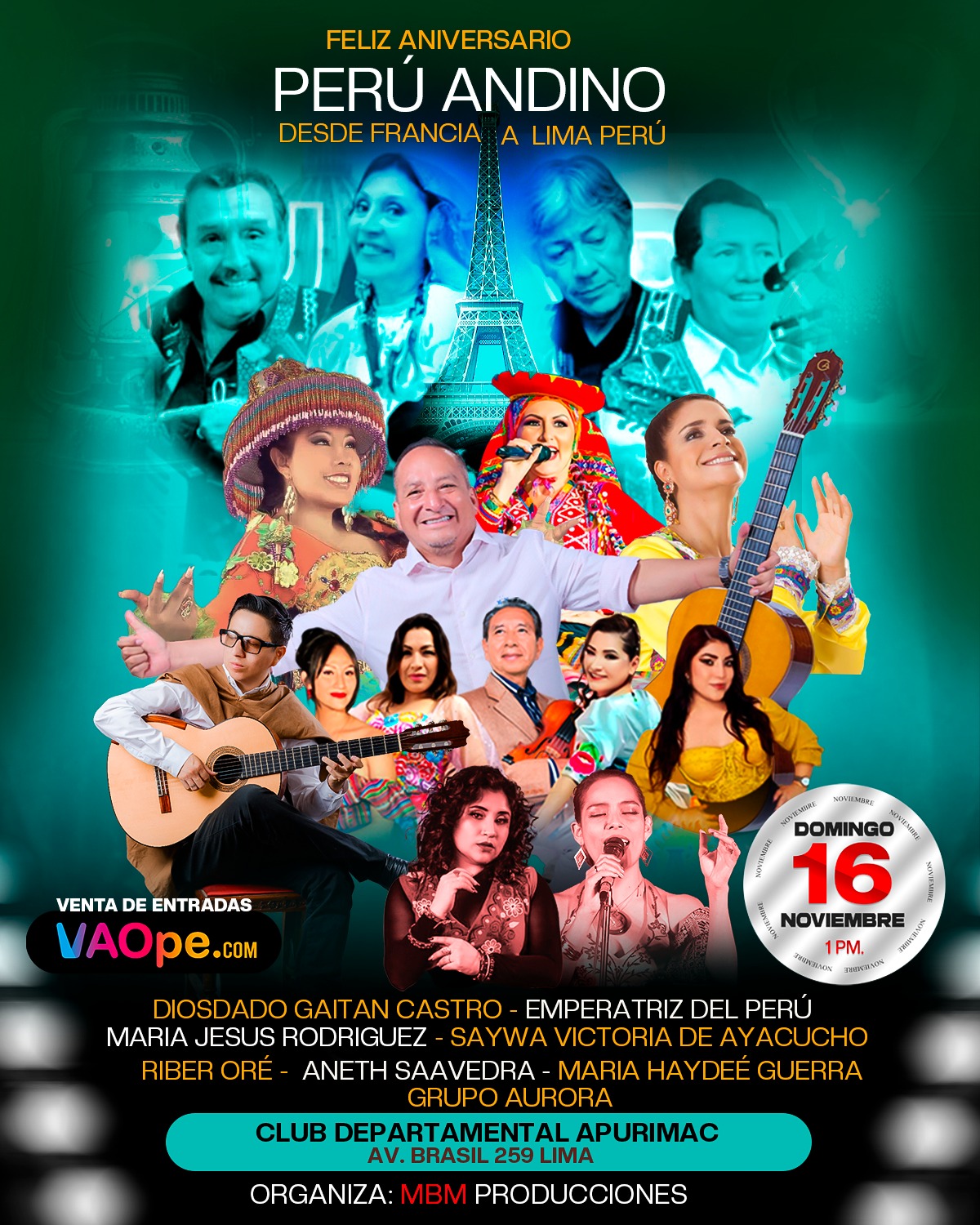 40ème Anniversaire de PERU ANDINO